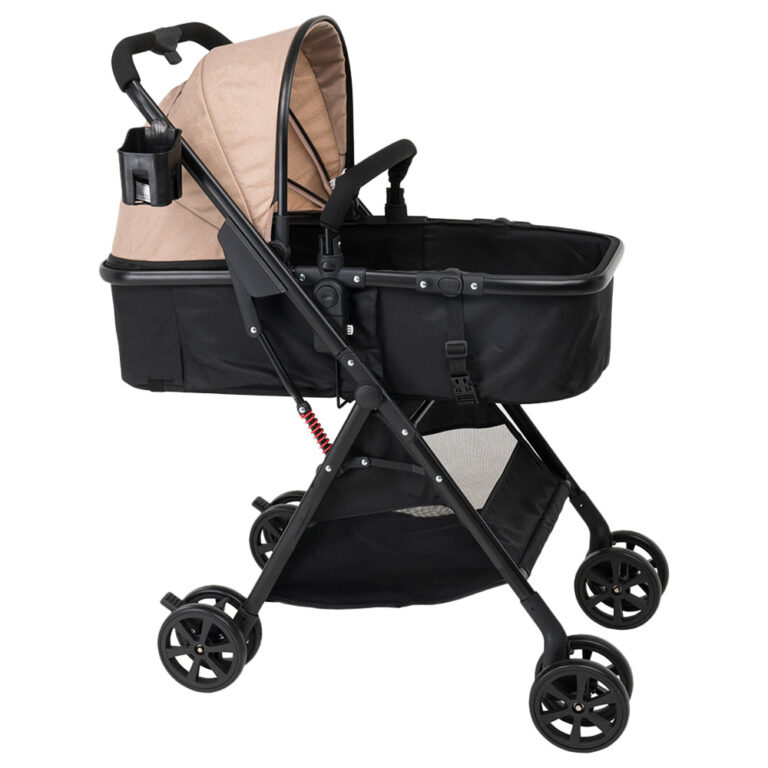Uniqoo - 5 Khaki - Portable Pram