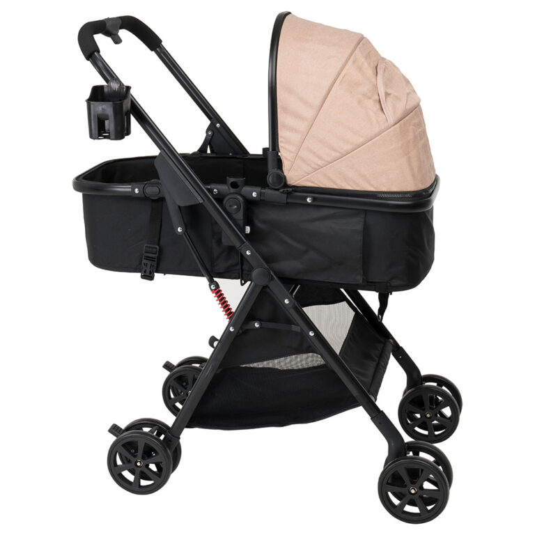 Uniqoo - 5 Khaki - Portable Pram