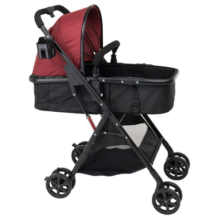 Uniqoo - 5 Red - Portable Pram