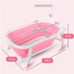 Pikkaboo Baby Foldable Portable Non-Slip Bath Tub – Pink