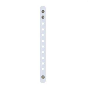 Pikkaboo – Rubber Wristband – White