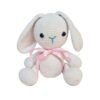 Pikkaboo – Snuggle And Play Crocheted Bunny- White
