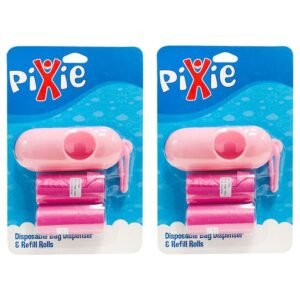 Pixie – Dispenser Bag And Refill – Pink (Buy 1 Get 1 Free)