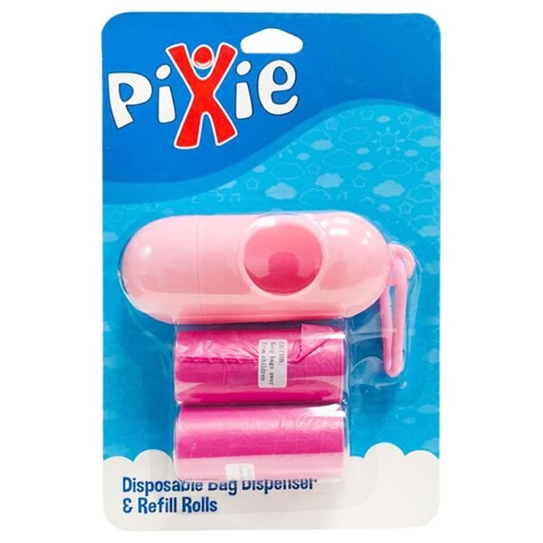 Pixie – Dispenser Bag And Refill – Pink (Buy 3 Get 2 Free)