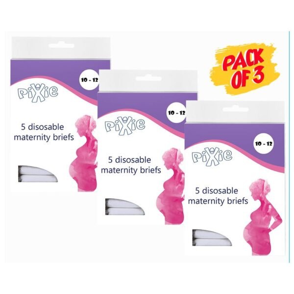 Pixie – Disposable Maternity Brief Size 10-12 Pack Of 3