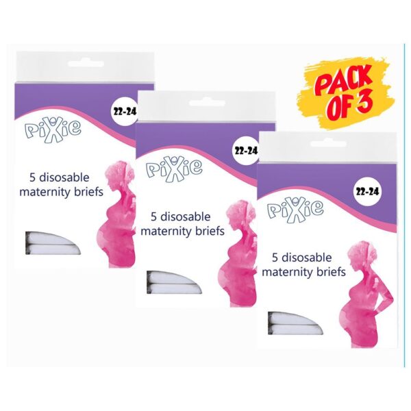 Pixie – Disposable Maternity Brief Size 22-24 Pack Of 3