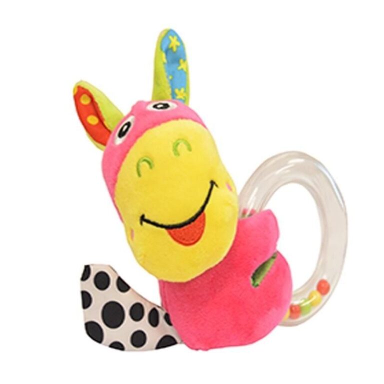 Pixie - Donkey Rattle Toy - Multicolor