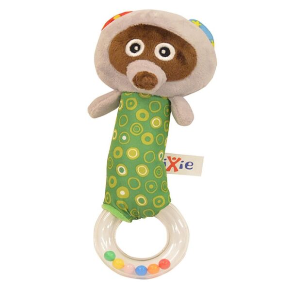 Pixie – Baby Racoon Rattle Toy