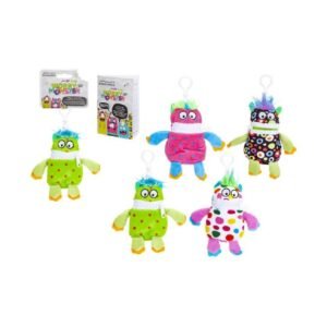 PMS – Worry Monster 5.5-Inch Little Soft Toy With Clip On – Assorted