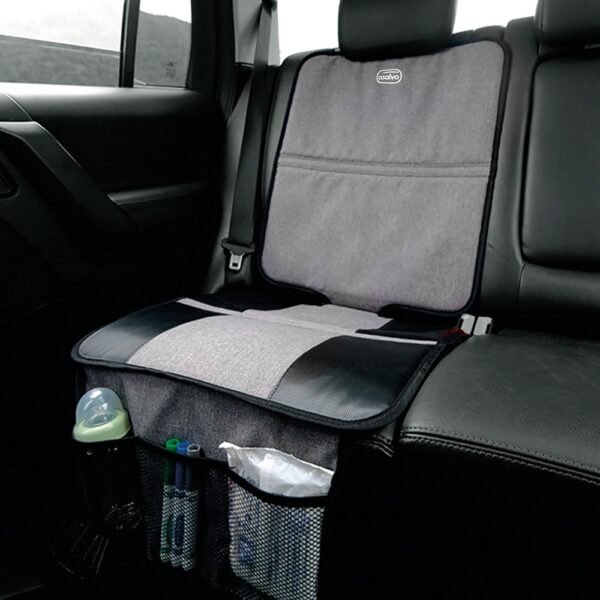 Asalvo – Universal 2 Tone Car Seat Protector – Grey