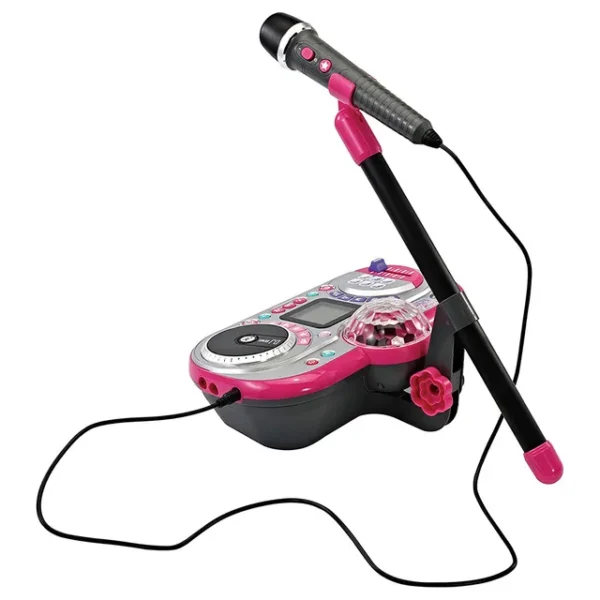 Vtech – Kidi Super Stars DJ Playset, Interactive Music Mixer, Mic Stand, Color Light, for Kids 6 Years+