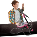 Vtech – Kidi Super Stars DJ Playset, Interactive Music Mixer, Mic Stand, Color Light, for Kids 6 Years+