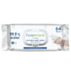 Purelements – Natural 99.9% Water Wipes – 64pcs