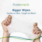 Purelements – Natural 99.9% Water Wipes – 64pcs