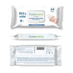 Purelements – Natural 99.9% Water Wipes – Pack of 12 – 768pcs