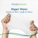 Purelements – Olive Oil Extract Natural Kids Wipes – XL – 80pcs