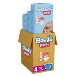 Sanita Bambi – Pants, Size 4, Large, Pack of 3 (3X50) – 150 Diapers