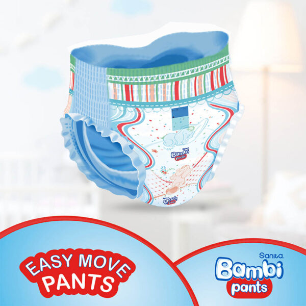 Sanita Bambi – Pants, Size 5, XL, Pack of 3 (3X44) – 132 Diapers