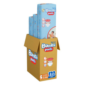 Sanita Bambi – Pants, Size 5, XL, Pack of 3 (3X44) – 132 Diapers