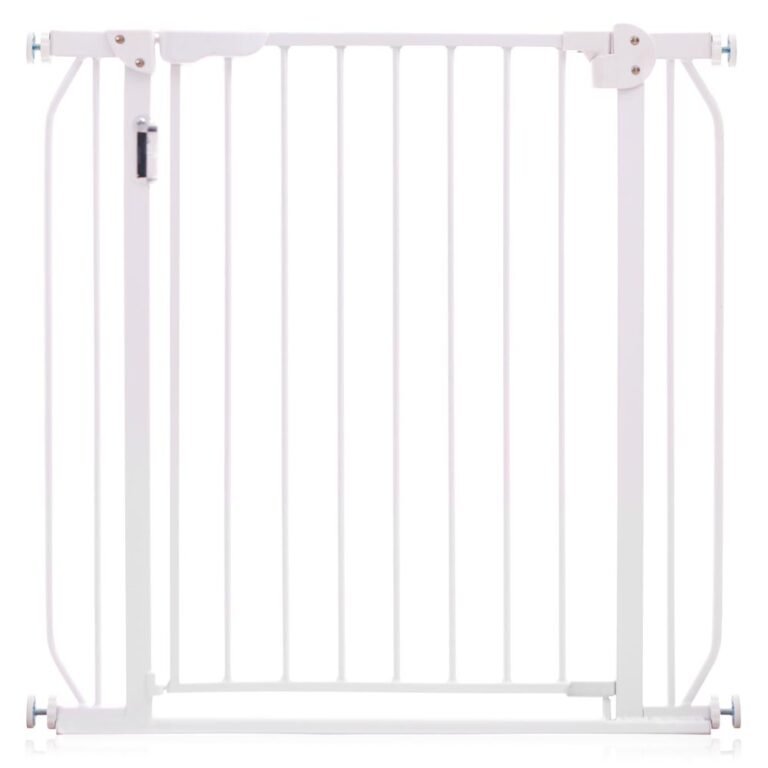 Moon - Safety Metal Gate 74.5-86 cm - White