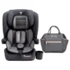 Teknum – Pack and Go Foldable Car Seat w/ Ace Diaper Bag – Grey