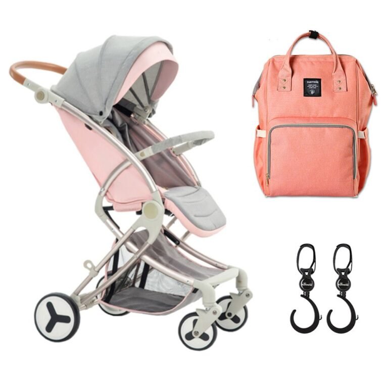 Teknum Light Pink Combo Feather Lite Traveller A1 Stroller