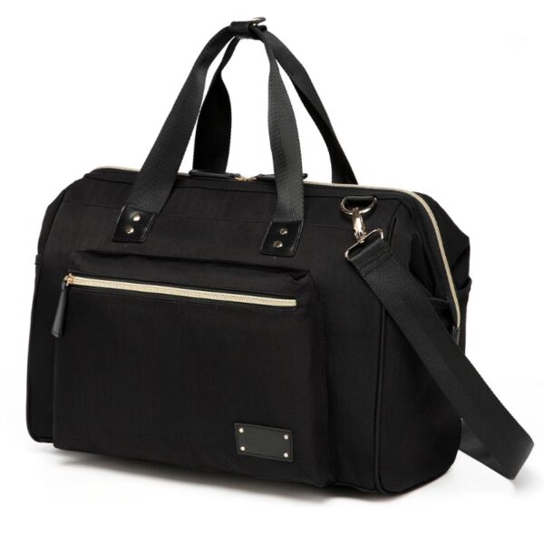 Little Story – Zera Mom Dad Diaper Bag – Black