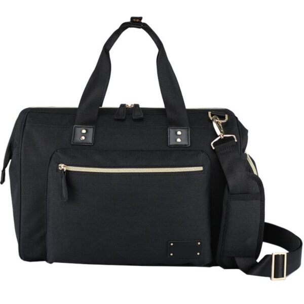 Little Story – Zera Mom Dad Diaper Bag – Black