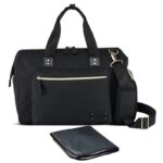 Little Story – Zera Mom Dad Diaper Bag – Black