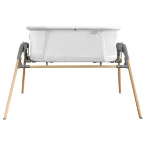Teknum 3-IN-1 Baby Rocker Bassinet/ Infant Crib w/ Mosquito net - White