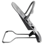 Teknum 3-Stage Baby Bouncer with Adjustable Recliner Seat – Soft Melange Fabric, Padded Safety Belt, 0m+ – Grey