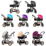 Teknum 3-in-1 Pram Stroller – Story – Black
