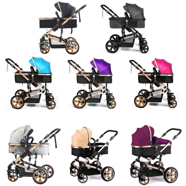 Teknum 3-in-1 Pram Stroller – Story – Black