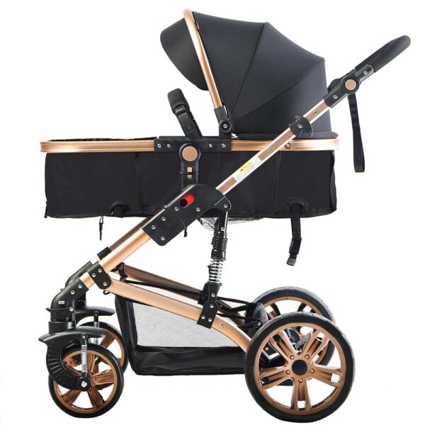 Teknum 3-in-1 Pram Stroller – Story – Black