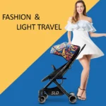 Teknum SLD Travel Lite Ultra-Compact Stroller, Foldable & Cabin-Friendly, with Carry Bag & Mosquito Net – Picasso