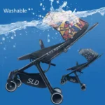 Teknum SLD Travel Lite Ultra-Compact Stroller, Foldable & Cabin-Friendly, with Carry Bag & Mosquito Net – Picasso
