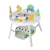 Teknum – 4 – IN – 1 Activity Jumper / Feeding Chair / Drawing Table / Playing Station w / Musical Mat, Detachable Toys & Musical Piano – White