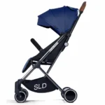 Teknum SLD Travel Lite Stroller, Lightweight, Recline & Trolley Handle with Carry Bag, 0-4 Years – Navy Blue