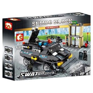 Sembo - 102407 - Blackhawk Swat Series Building Blocks - 549 Pcs - Black
