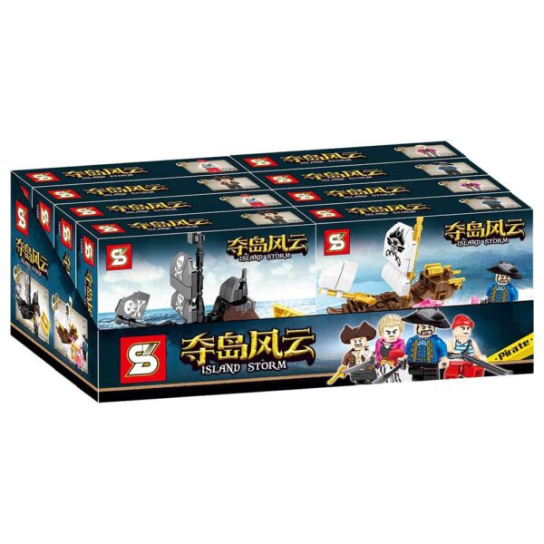 Sembo – 1540 – Capture The Island Building Blocks – 107 Pcs