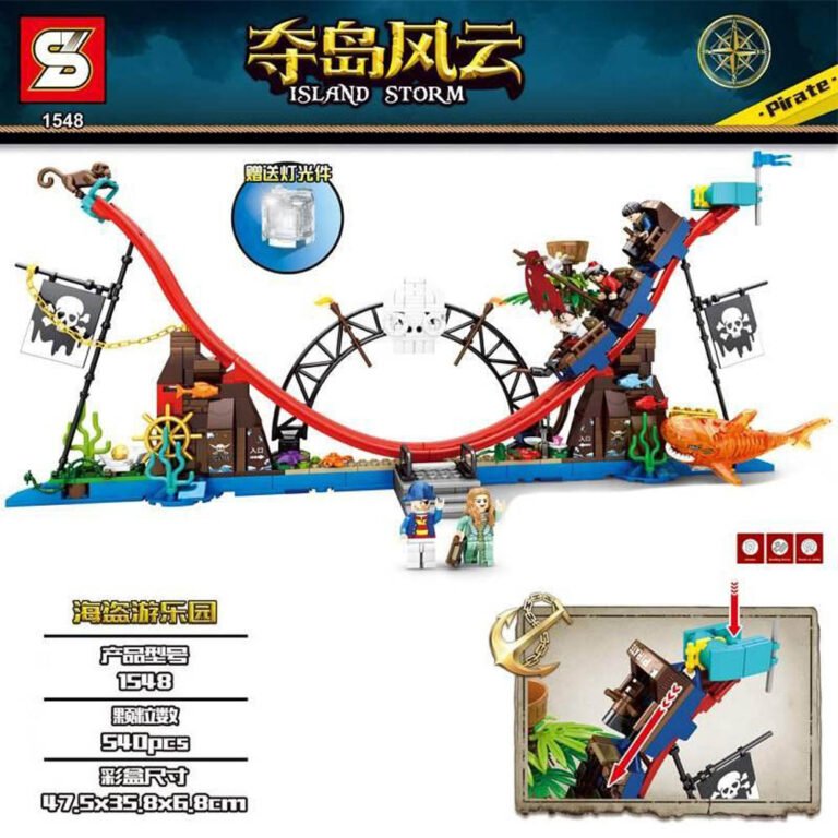 Sembo - 1548 - Capture The Island Building Blocks - 540 Pcs