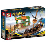 Sembo – 1551 – Capture The Island Building Blocks – 376 Pcs