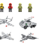 Sembo – 1561 – Survival War Building Blocks – Set Of 4 – White