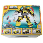 Sembo – 1583 – Engineering Series Building Blocks – Set Of 16 – Yellow