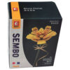 Sembo Crocus Flower Building Blocks – Yellow, White, Purple