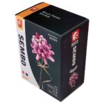 Sembo Clover Flower Building Blocks – White Pink Purple