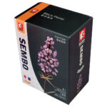 Sembo Lilac Flower Building Blocks – Purple