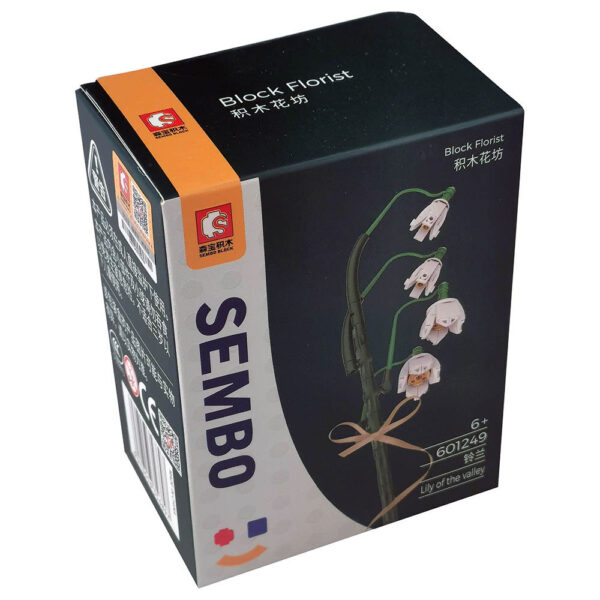Sembo Convallaria Flower Building Blocks – White