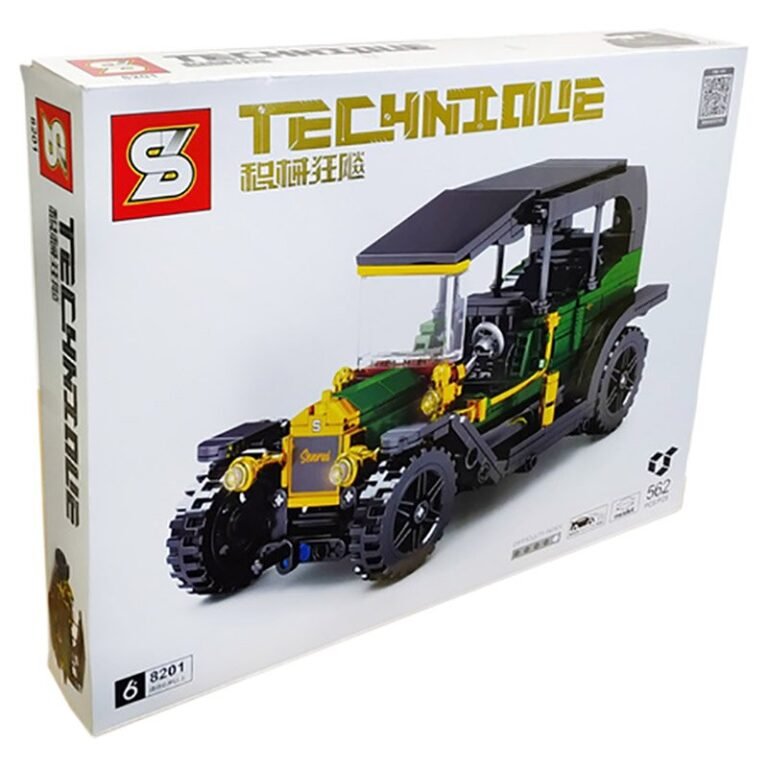Sembo - Classic T Car Building Blocks - 562 Pcs - Green