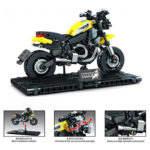 Sembo – Scrambler Scooter Building Blocks – 270 Pcs – Yellow